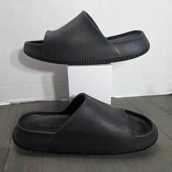 Nike Calm Slides Comfort Sandals Black Men’s 8/Women’s 9 Medium main image 8